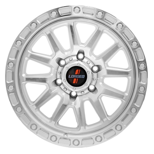 Loaded Wheels Stockton Machined Silver 1675Kg - 21063MS