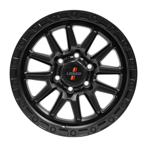 Loaded Wheels Stockton Satin Black 1675Kg - 21064SB