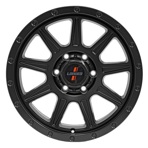 Loaded Wheels Gunbarrel Satin Black 1675Kg - 22064SB