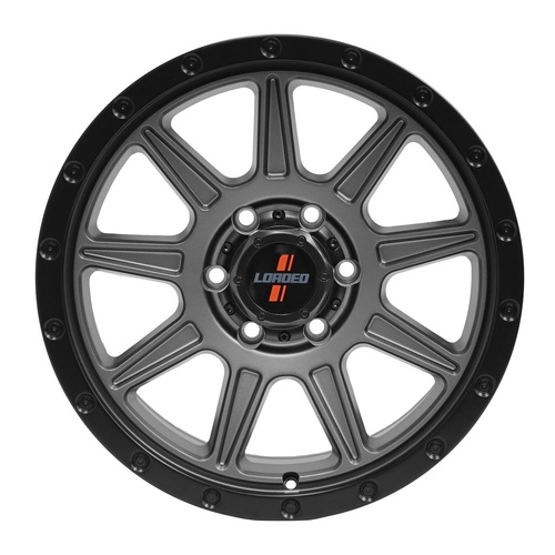 Loaded Wheels Gunbarrel Grey / Black Lip 1675Kg - 22064SG