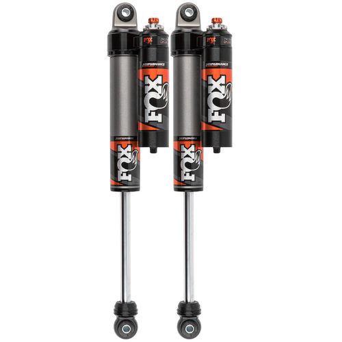 Fox 2.5 Performance Elite Series Reservoir Rear Shock Adjustable (Pair),  0 - 1 INCH Lift