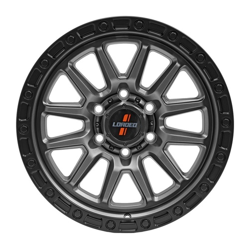 Loaded Wheels Stockton Grey / Black Lip 1675Kg - 21064SG