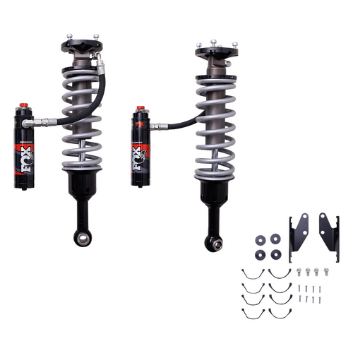 Fox 2.5 Performance Elite Series Coilover Reservoir Shock Adjustable (Pair), 0 - 2 INCH Lift. HEAVY DUTY